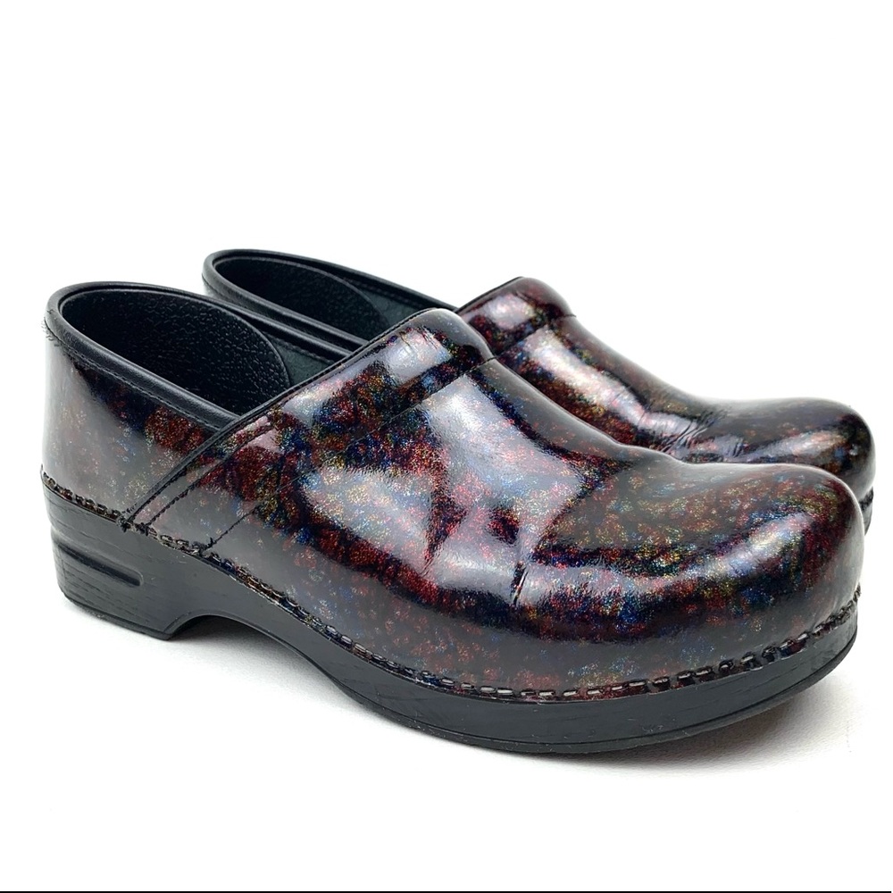 Dansko Clog leather iridescent